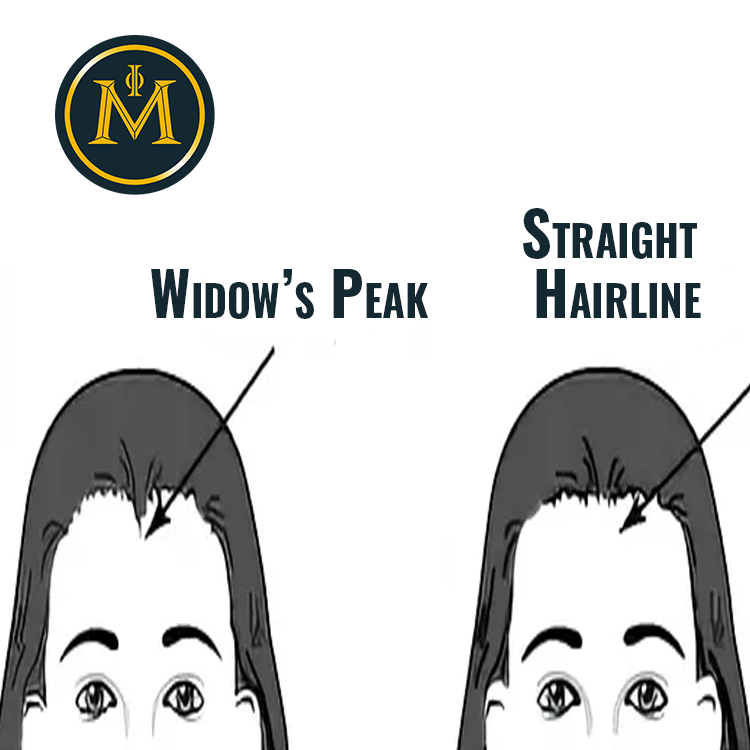 Widow’s Peak Hairline Design