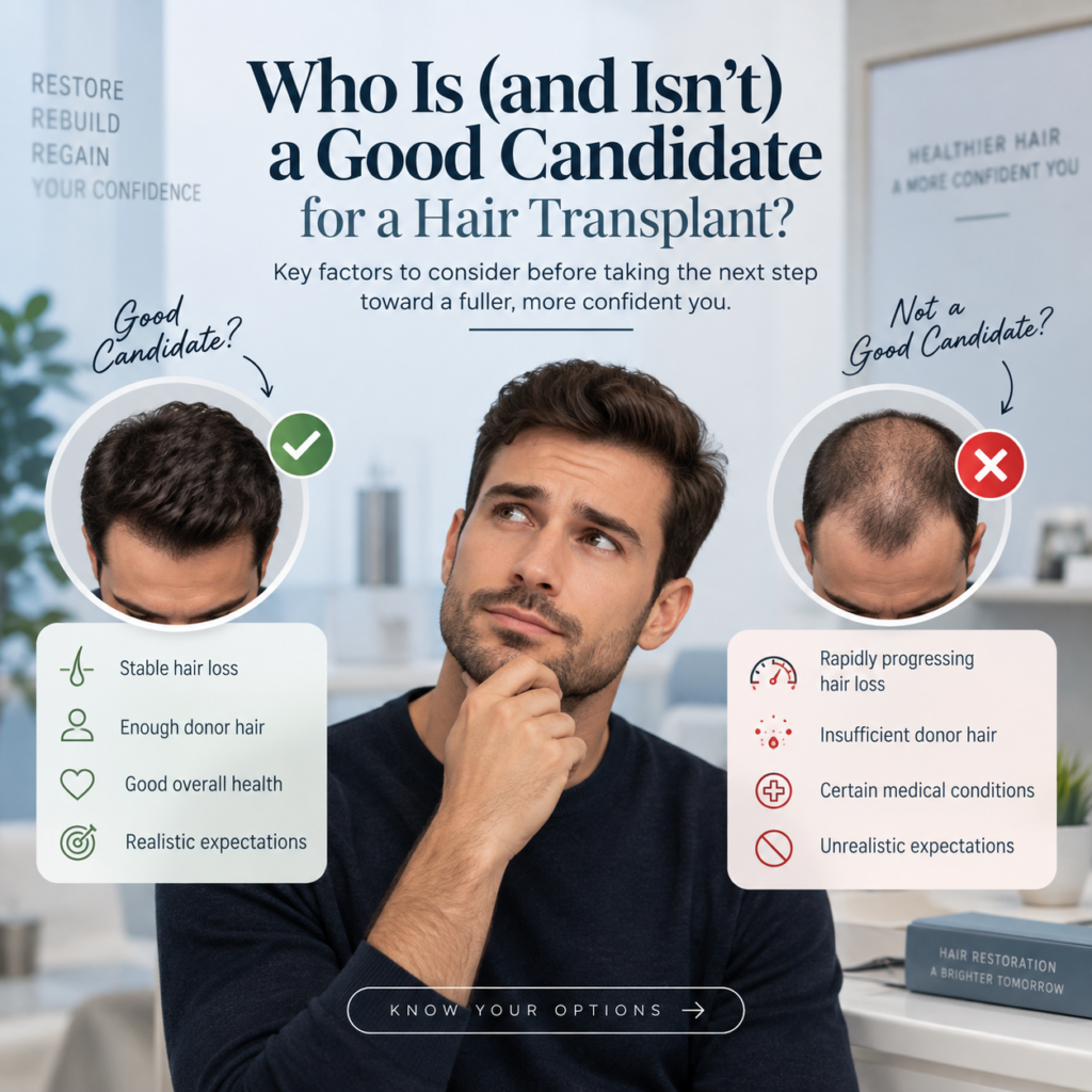 Who Is (and Isn't) a Good Candidate for a Hair Transplant?